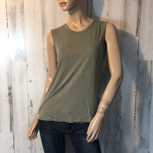 Size XS Jcrew Green Tank Top